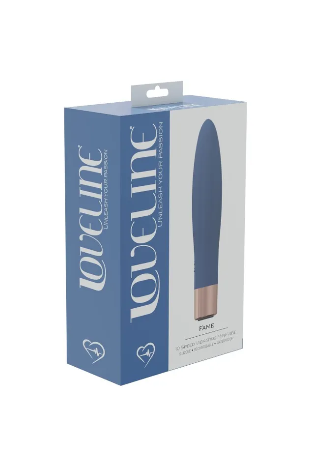 Shots Toys Loveline Fame Vibrator Blue Shots Toys Vibrators