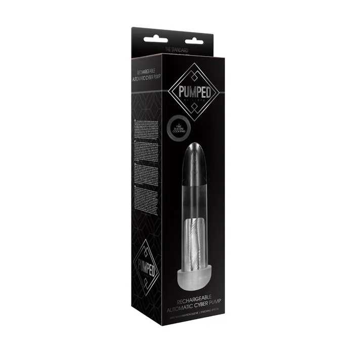Shots Toys Male Sex Toys Shots Pumped Rechargeable Automatic Cyber Pump With Masturbation Sleeve