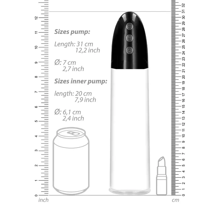 Shots Toys Male Sex Toys Shots Pumped Rechargeable Automatic Cyber Pump With Masturbation Sleeve