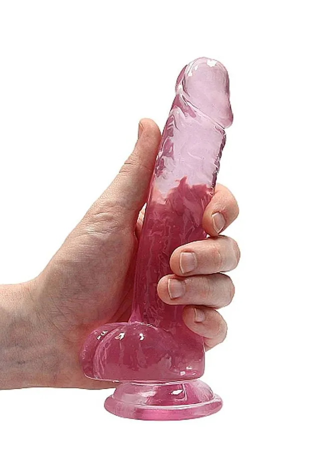 Shots Toys Shots Toys RealRock 7 Crystal Clear Dildo with Balls Assorted Dildos