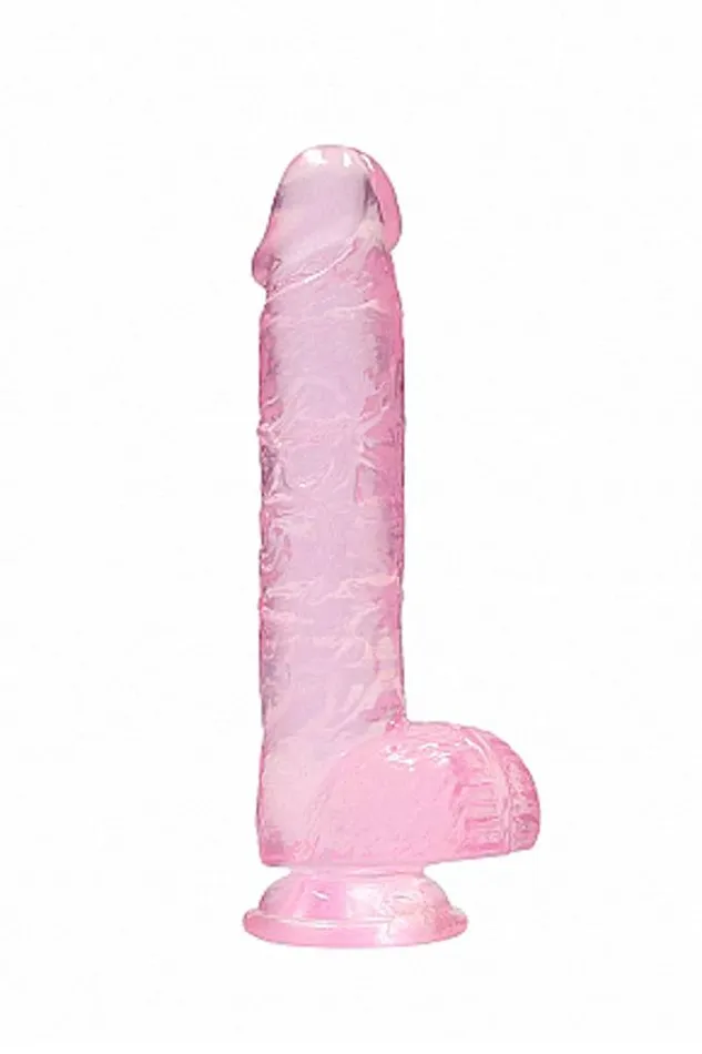 Shots Toys Shots Toys RealRock 7 Crystal Clear Dildo with Balls Assorted Dildos