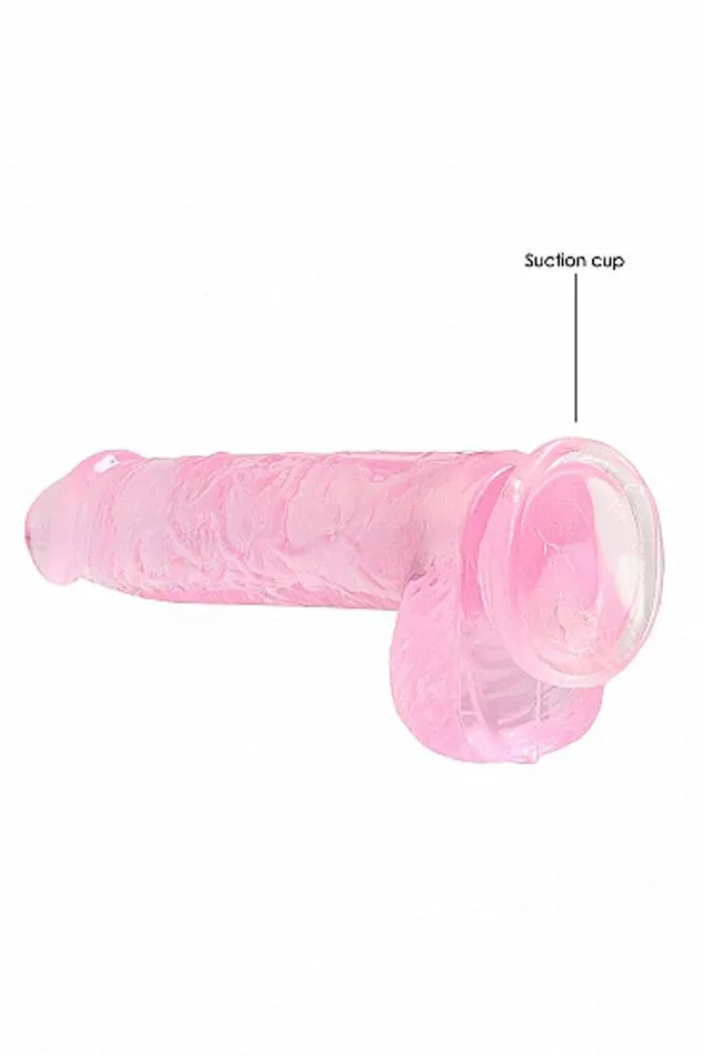 Shots Toys Shots Toys RealRock 7 Crystal Clear Dildo with Balls Assorted Dildos