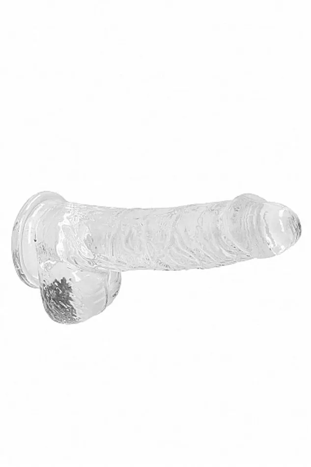 Shots Toys Shots Toys RealRock 7 Crystal Clear Dildo with Balls Assorted Dildos