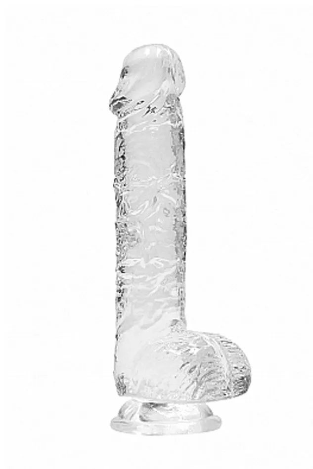 Shots Toys Shots Toys RealRock 7 Crystal Clear Dildo with Balls Assorted Dildos