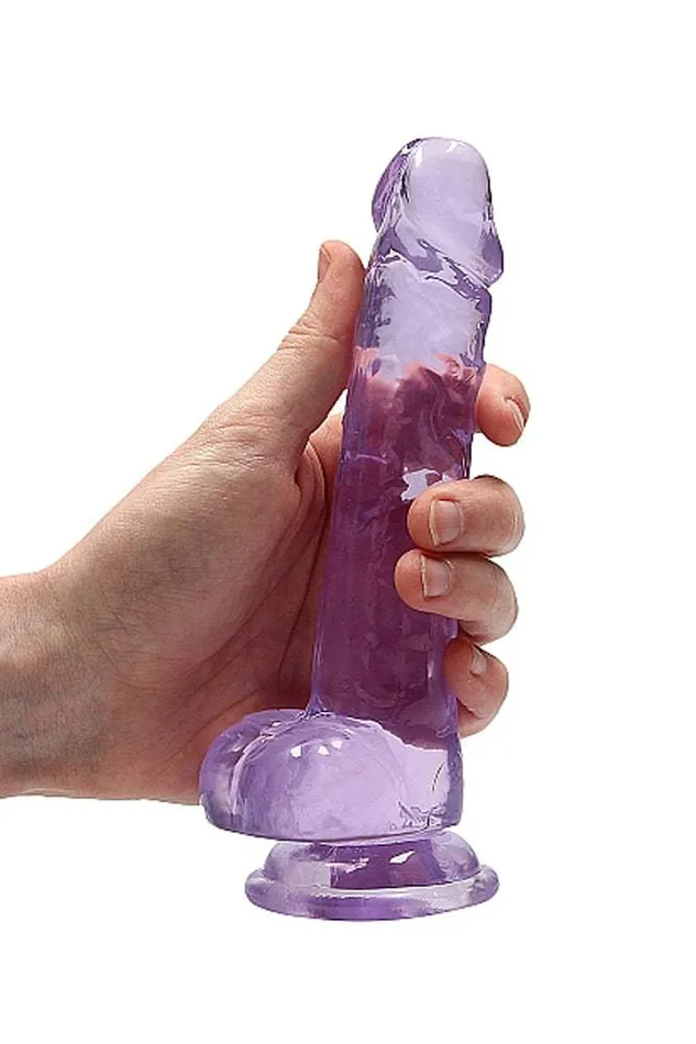 Shots Toys Shots Toys RealRock 7 Crystal Clear Dildo with Balls Assorted Dildos