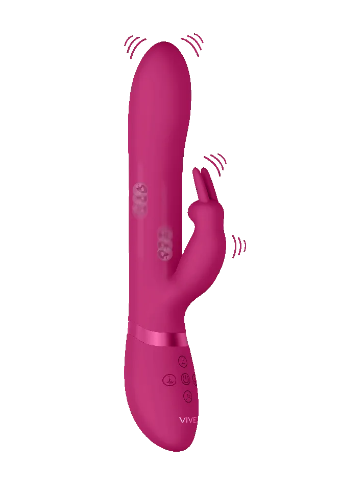 Shots Toys Vibrators Shots Vive Amoris Rabbit Vibrator Pink