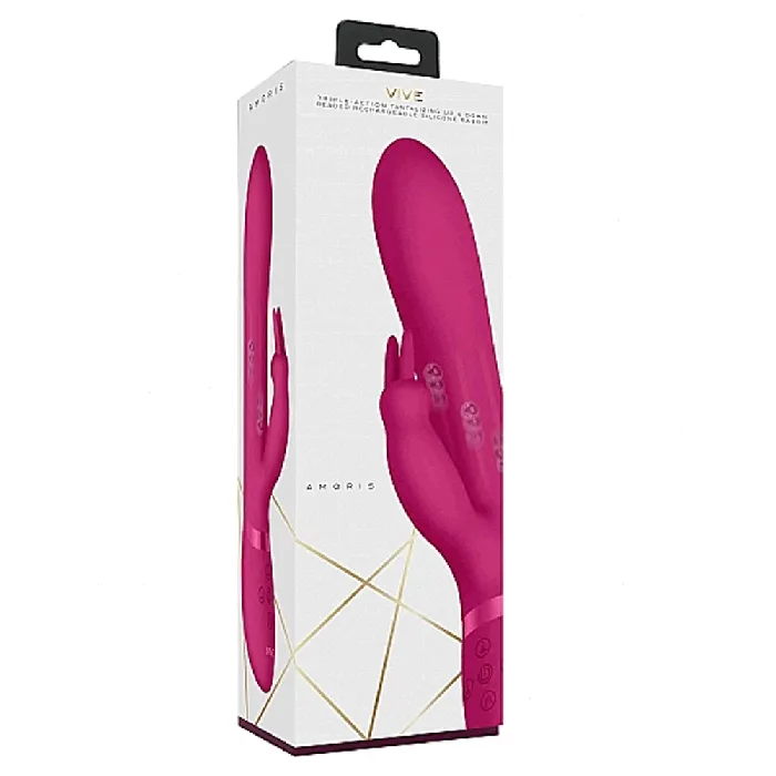 Shots Toys Vibrators Shots Vive Amoris Rabbit Vibrator Pink