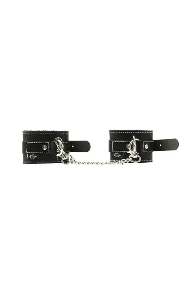 Sportsheets Edge Leather Wrist Restraints Black Sportsheets Restraints