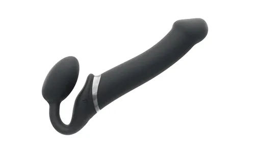 STRAP ON ME Female Sex Toys Strap On Me Strapless Bendable Remote Vibrating Strap On Large Black