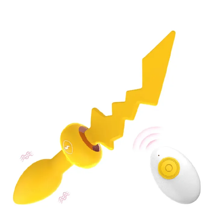 Vibrating Anal Butt Plug with Remote Control Amovibe Male Sex Toys