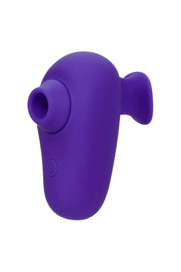 Vibrators Cal Exotics Cal Exotics Neon Vibes Kissing Clitoral Suction Vibrator Purple