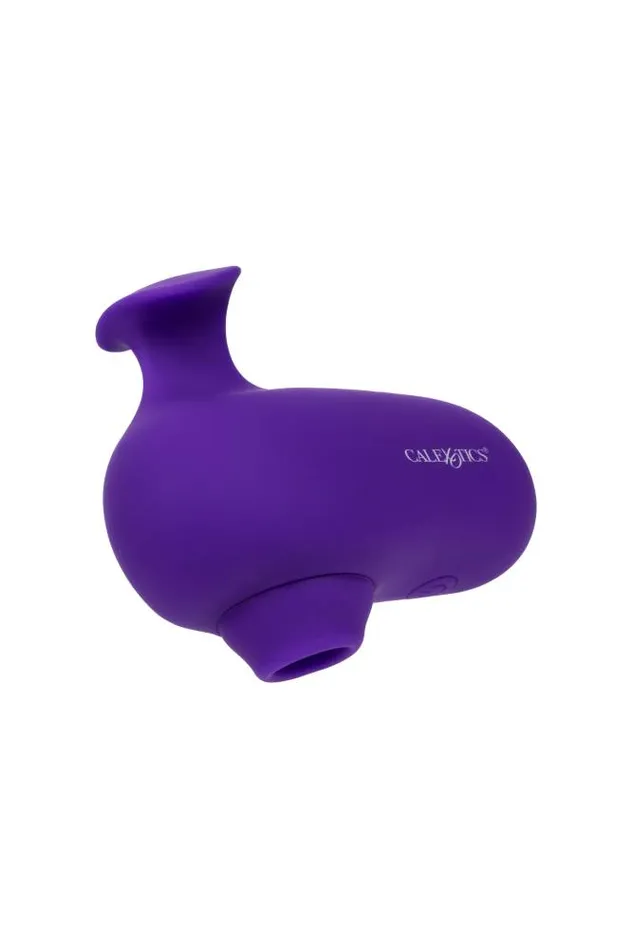 Vibrators Cal Exotics Cal Exotics Neon Vibes Kissing Clitoral Suction Vibrator Purple
