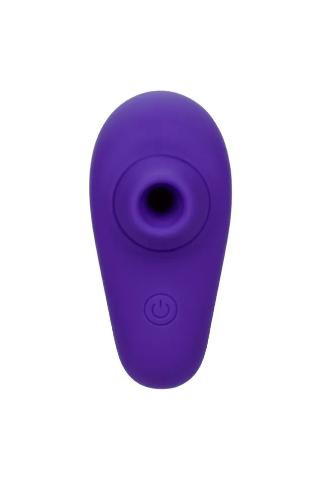 Vibrators Cal Exotics Cal Exotics Neon Vibes Kissing Clitoral Suction Vibrator Purple