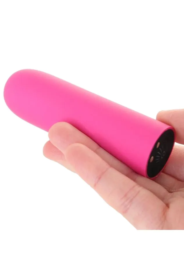 Vibrators Cousins Group Pink Pussycat Rechargeable Silicone Bullet Pink Cousins Group