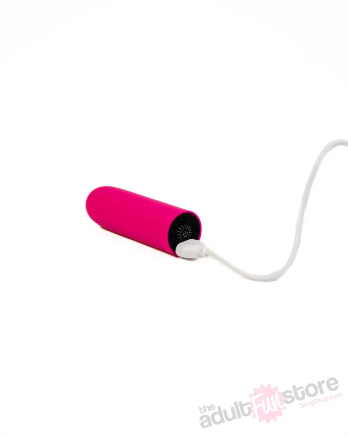 Vibrators Cousins Group Pink Pussycat Rechargeable Silicone Bullet Pink Cousins Group