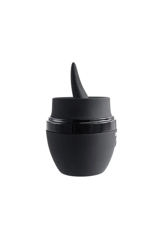 Vibrators Evolved Tongue Tied Flicking Tongue Oral Sex Simulator Black Evolved
