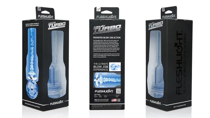 Vibrators Fleshlight Turbo Thrust Blue Ice