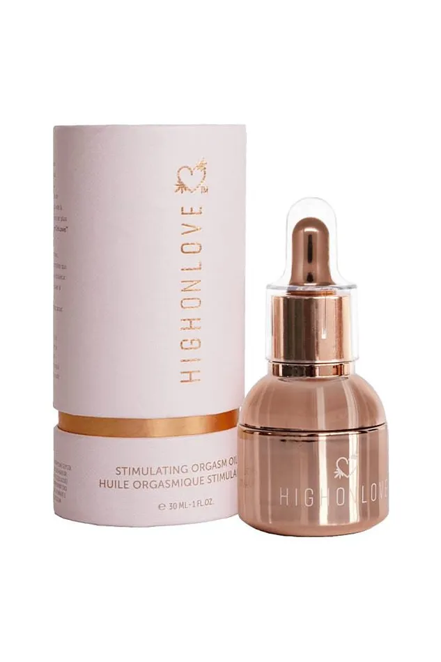 Vibrators High on Love HighOnLove Objects of Desire Gift Kit Stimulating Oil Palm Massager