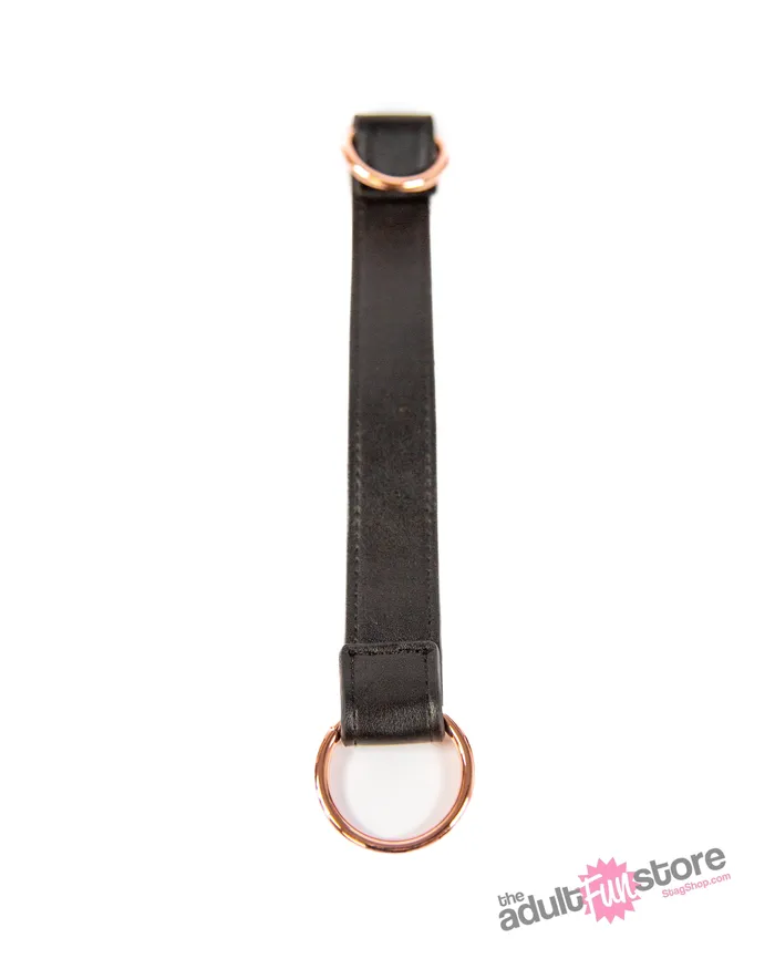 Vibrators NS Novelties NS Novelties Bondage Couture Tie Down Straps BlackRose Gold