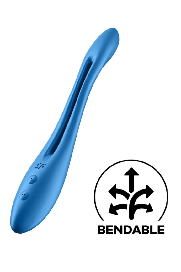 Vibrators Satisfyer Elastic Game Bendable Vibrator Blue Satisfyer