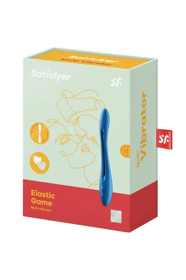 Vibrators Satisfyer Elastic Game Bendable Vibrator Blue Satisfyer