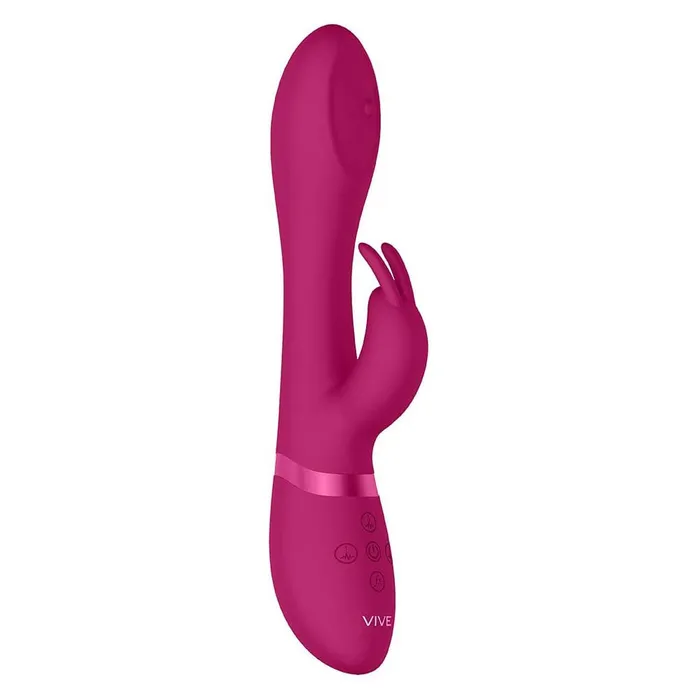 Vibrators Shots Vive Mira Spinning GSpot Rabbit Pink Shots Toys