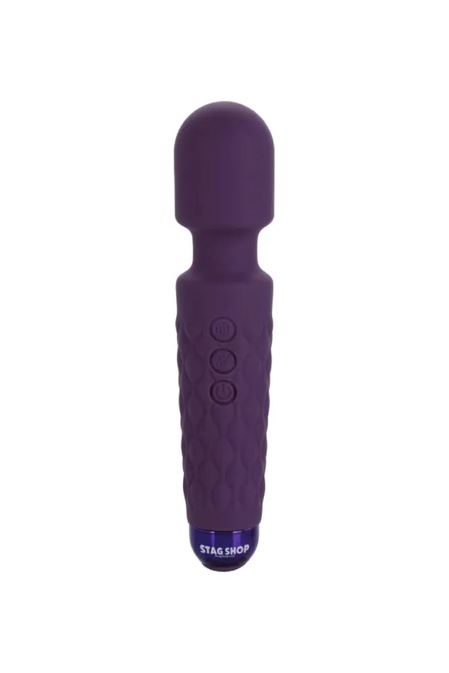 Vibrators Stag Shop Sugar Plum Mini Massage Wand Purple Stag Shop