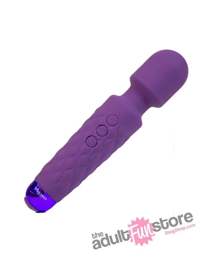Vibrators Stag Shop Sugar Plum Mini Massage Wand Purple Stag Shop