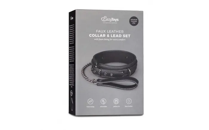 Vibrators Vegan Collar Lead EASY TOYS