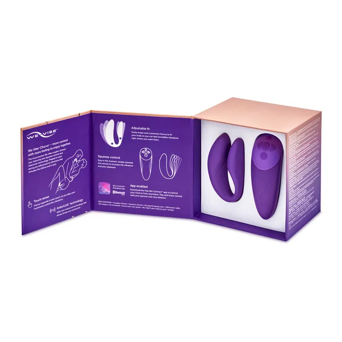 Vibrators We Vibe Chorus Teledildonic Couples Vibrator Purple We Vibe