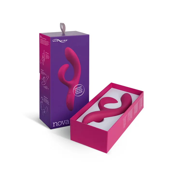 We Vibe Nova 2 Teledildonic Rabbit Vibrator Fuschia We Vibe Vibrators