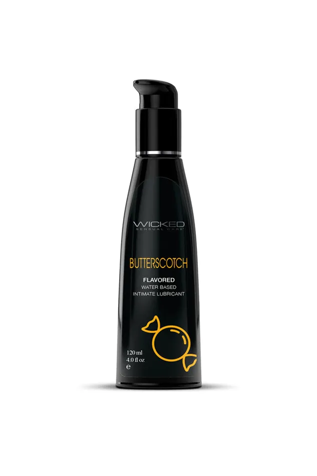 Wicked Sensual Care Aqua Flavored Lubricant Butterscotch 4oz Wicked Sensual Care Lubricants Wicked Sensual Care Aqua Flavored Lubricant Butterscotch 4oz Wicked Sensual Care Lubricants