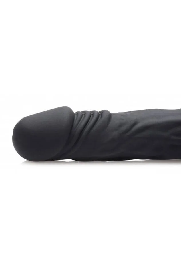 XR Brands Dildos XR Brands Master Series Jizz Shooter Silicone Dildo Lube Launcher Black