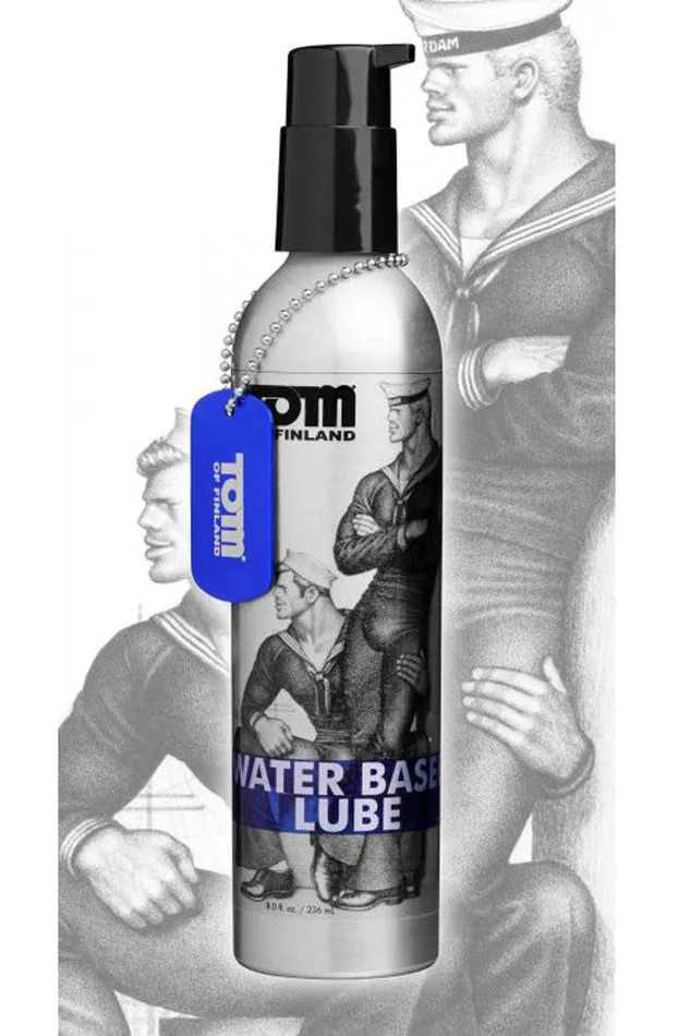 XR Brands Lubricants XR Brands Tom of Finland Waterbased Lubricant 8 Oz